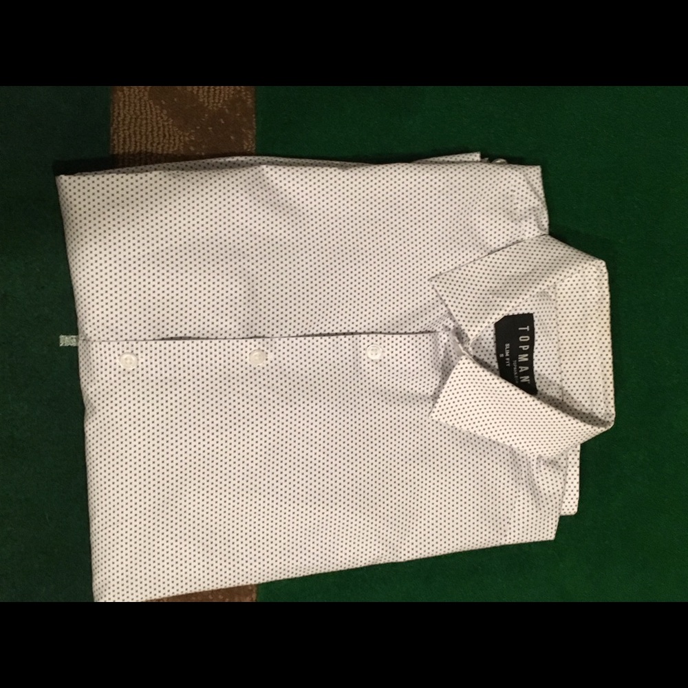 Designer Nordstrom TOPMAN (S)men's dress shirt!!